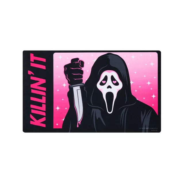 Ghost Face Pink Doormat