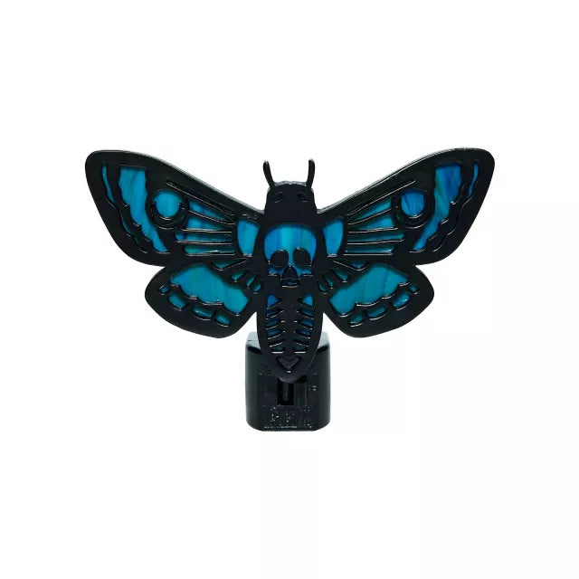 Stained Glass Death Moth Nightlight