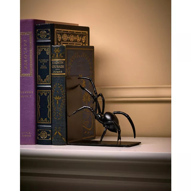Enchanted Spider and Web Bookends