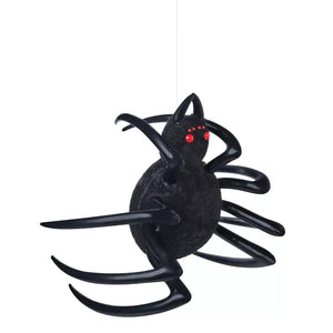 4 Ft Hanging Inflatable Furry Spider
