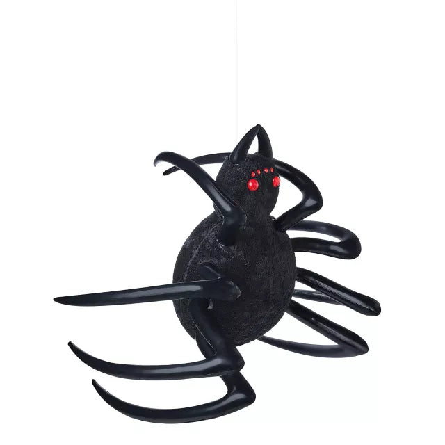 4 Ft Hanging Inflatable Furry Spider