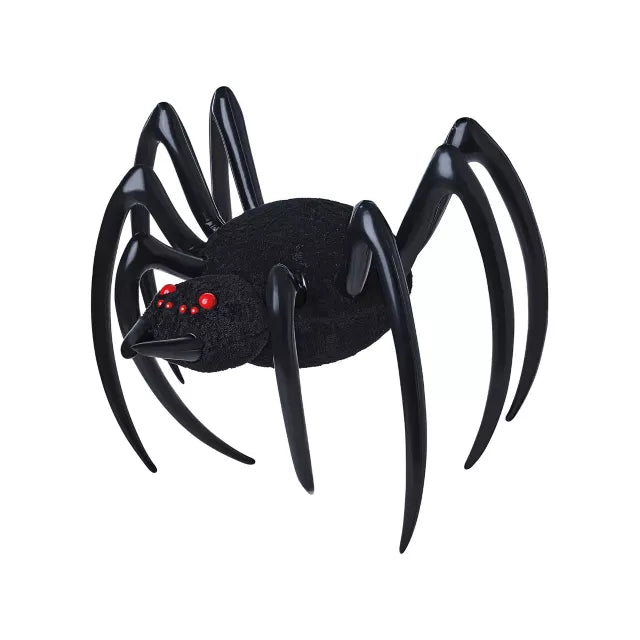 4 Ft Hanging Inflatable Furry Spider