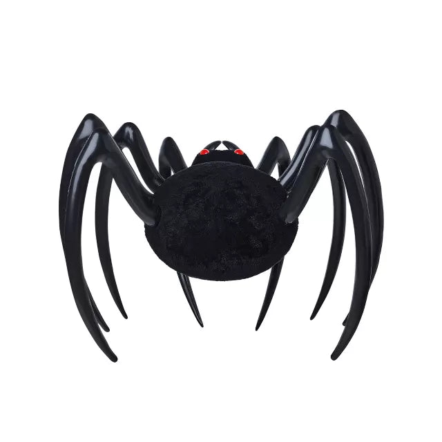 4 Ft Hanging Inflatable Furry Spider