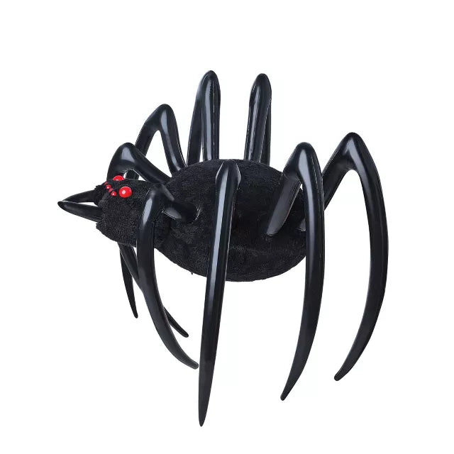 4 Ft Hanging Inflatable Furry Spider