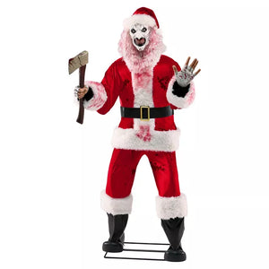 6 Ft 3 In Art the Clown Santa Claus Animatronic – Terrifier 3