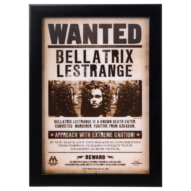 Bellatrix Lestrange Mugshot Sign - Harry Potter