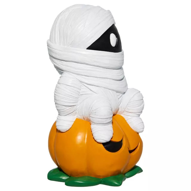 Pumpkin Mummy Tabletop Statue