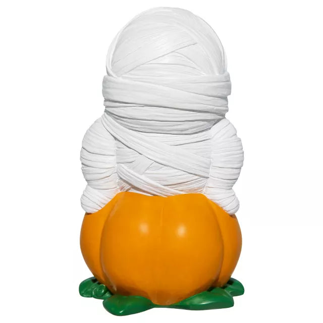 Pumpkin Mummy Tabletop Statue