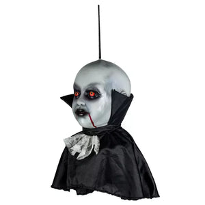 Hanging Vampire Bust Static Prop