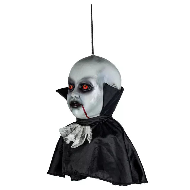 Hanging Vampire Bust Static Prop