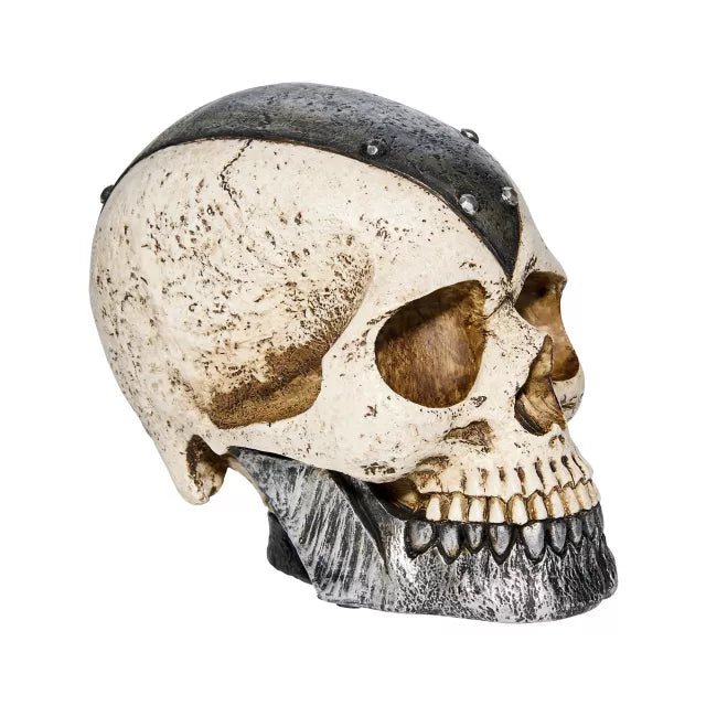 6 Inch Iron Armored Skull