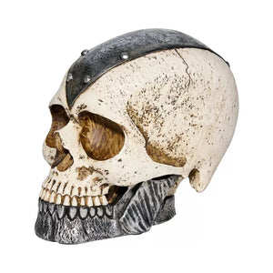 6 Inch Iron Armored Skull