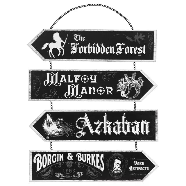 Dark Directions Sign - Harry Potter