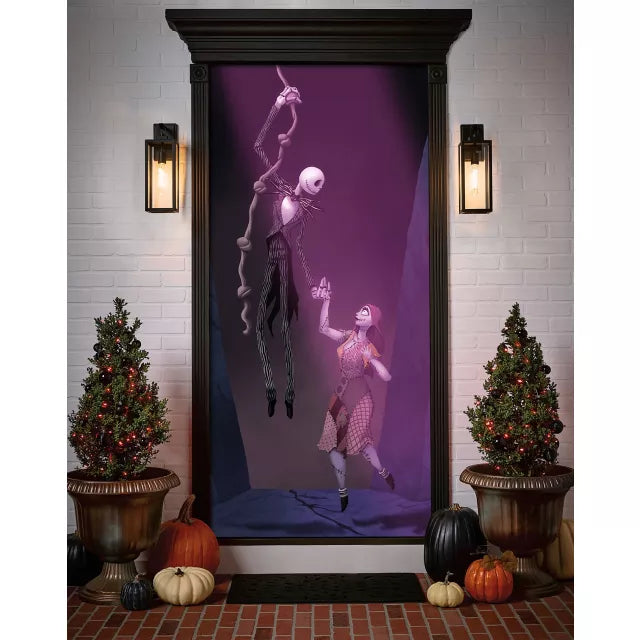 Sally and Jack Door Cover - The Nightmare Before Christmas