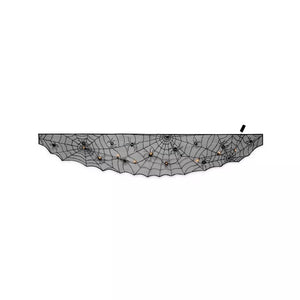 Light-Up Spider Mantel Cover