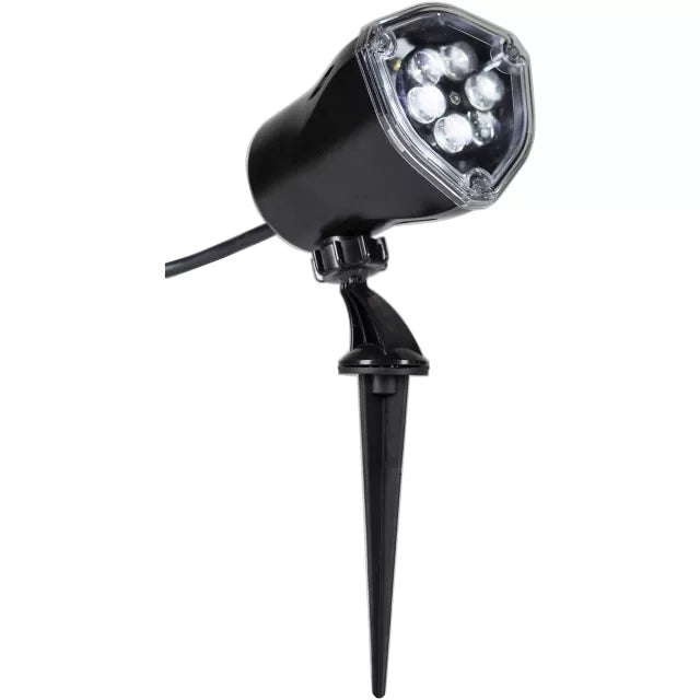 Whirl-A-Motion LED White Ghost Projection Spotlight
