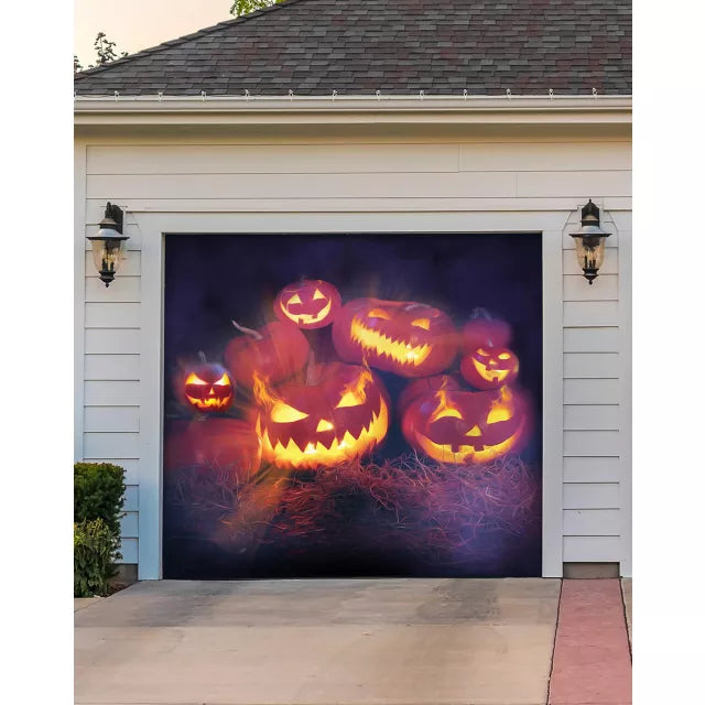 Evil Pumpkins Garage Single Door Cover