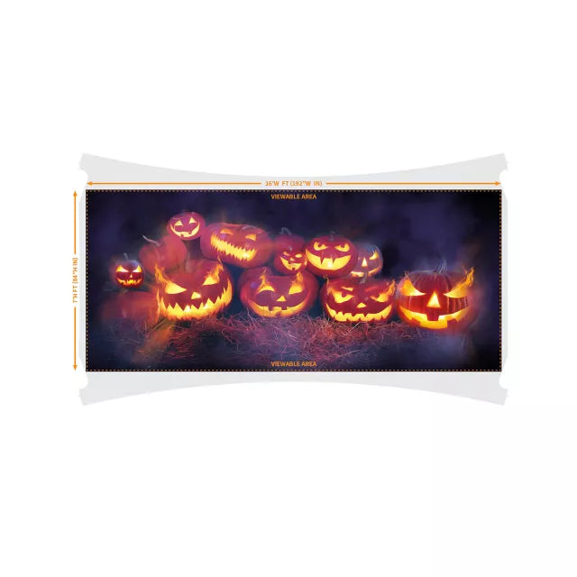 Evil Pumpkins Garage Double Door Cover