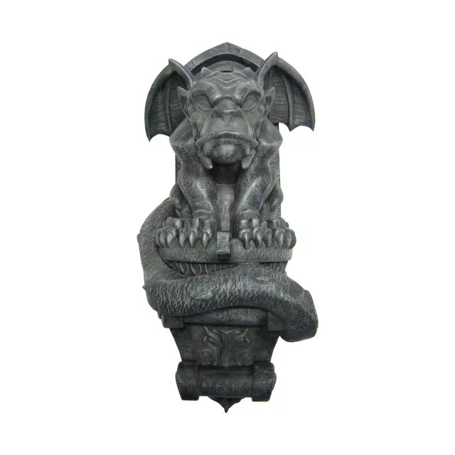 Winged Gargoyle Bust Statue
