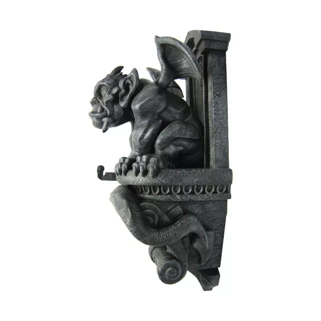 Winged Gargoyle Bust Statue