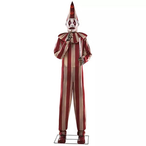 6 Ft 9 In Silent and Deadly Clown Animatronic