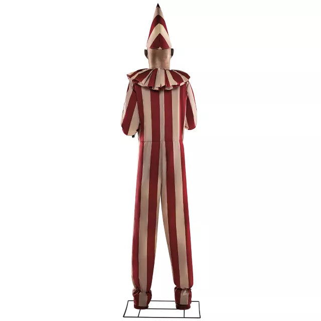 6 Ft 9 In Silent and Deadly Clown Animatronic